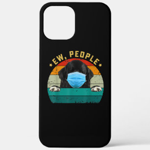Newfoundland Dog Ew People Wearing A Face Mask iPhone 12 Pro Max Case