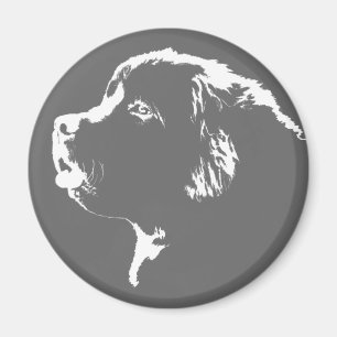Newfoundland Dog Fridge Magnet Dog Magnet / Gift