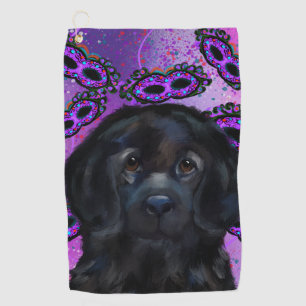 Newfoundland Dog Golf Towel