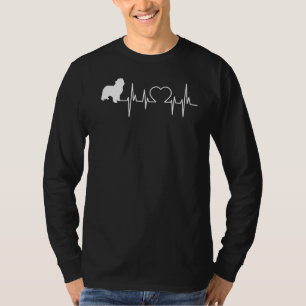 Newfoundland Dog Heartbeat T-Shirt
