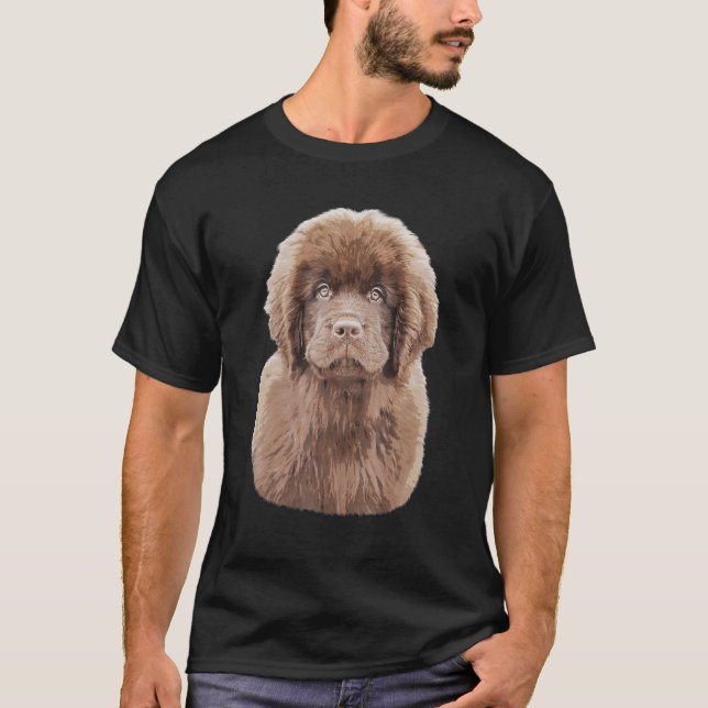 Newfoundland Dog  It's A Newfie Not A Bear Newfie  T-Shirt (Front)
