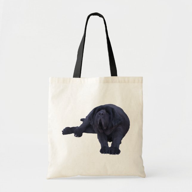 Newfoundland Dog-lover's Pet Stuff Tote Bag (Front)