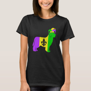 Newfoundland Dog Mardi Gras Carnivals Funny Puppy T-Shirt