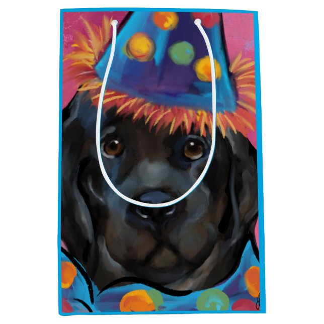 Newfoundland Dog         Medium Gift Bag (Front)
