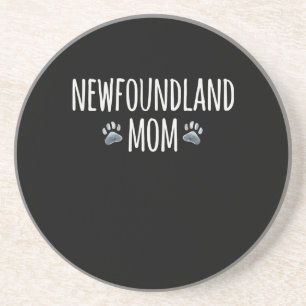 Newfoundland dog mum dog lover paws gift coaster