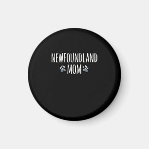 Newfoundland dog mum Dog paws design Magnet