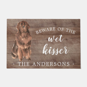 Newfoundland Dog Personalised Door Mat