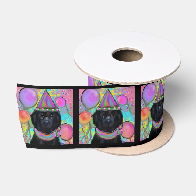 Newfoundland Dog        Satin Ribbon (Spool)