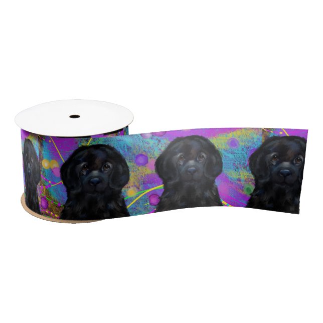 Newfoundland Dog                     Satin Ribbon (Spool)