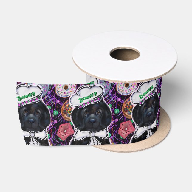 Newfoundland Dog         Satin Ribbon (Spool)