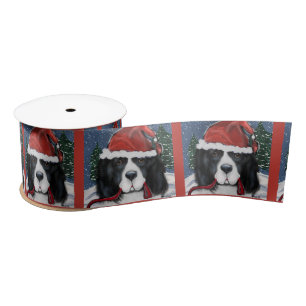 Newfoundland Dog Satin Ribbon