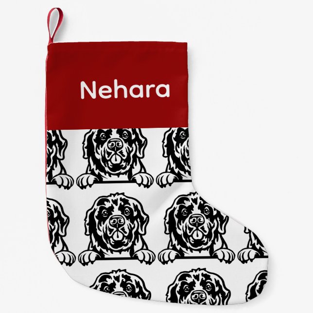 Newfoundland dog  socks Customised dog Socks - Put (Front)