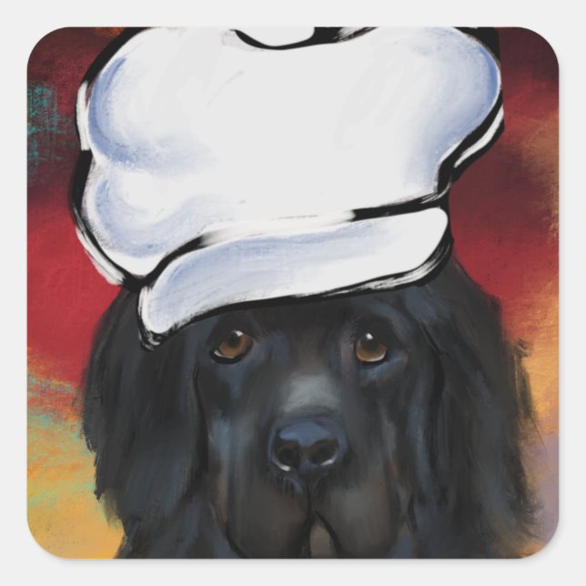 Newfoundland Dog                       Square Sticker (Front)