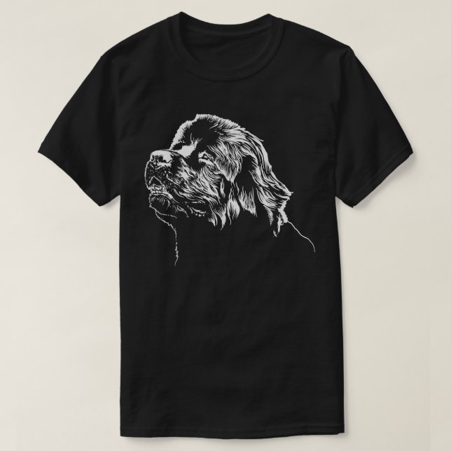 Newfoundland Dog  T-Shirt (Design Front)