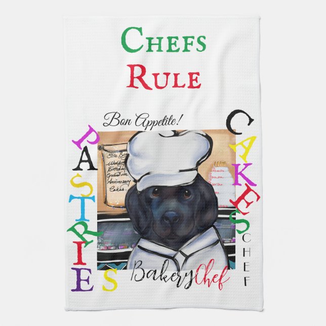 Newfoundland Dog      Tea Towel (Vertical)