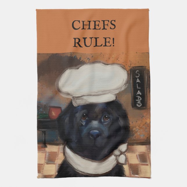 Newfoundland Dog      Tea Towel (Vertical)