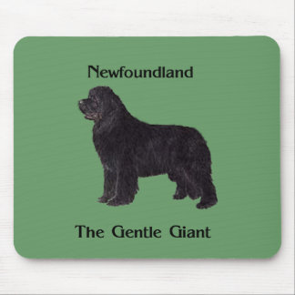 Newfoundland Dog The Gentle Giant Mouse Pad