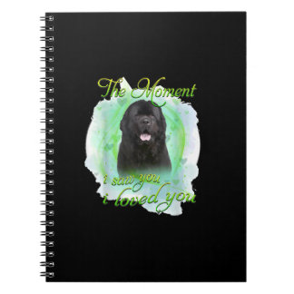 Newfoundland Dog | The Moment I Saw You I Love You Notebook