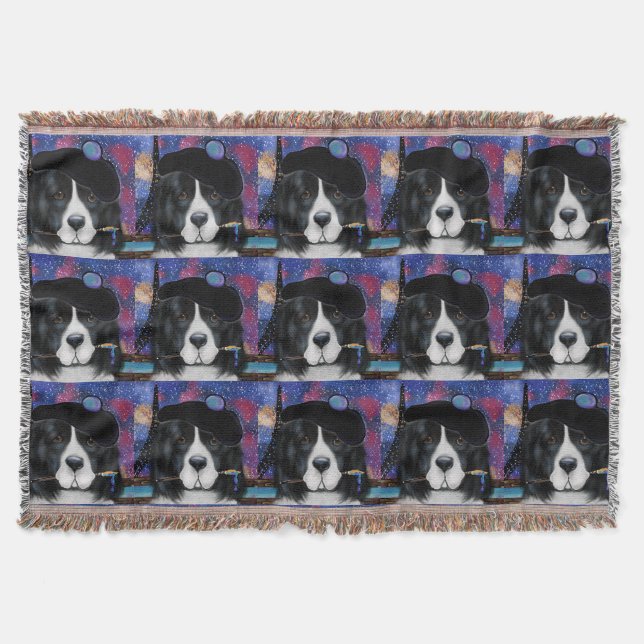 Newfoundland Dog Throw Blanket (Front)