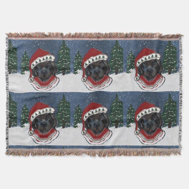 Newfoundland Dog   Throw Blanket (Front)