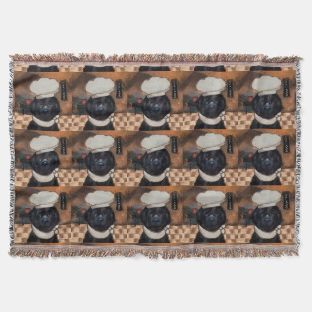 Newfoundland Dog       Throw Blanket (Front)