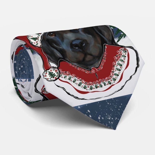 Newfoundland Dog   Tie (Rolled)