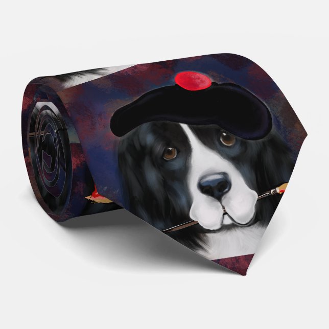 Newfoundland Dog Tie (Rolled)
