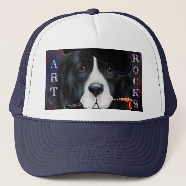Newfoundland Dog Trucker Hat (Front)