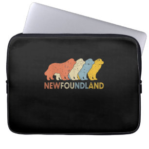 Newfoundland dog valentines day Love day gift Laptop Sleeve