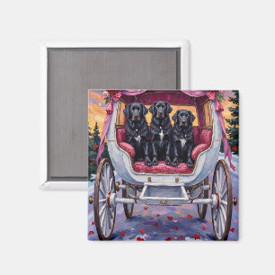 Newfoundland Dog Valentine's Day Magnet