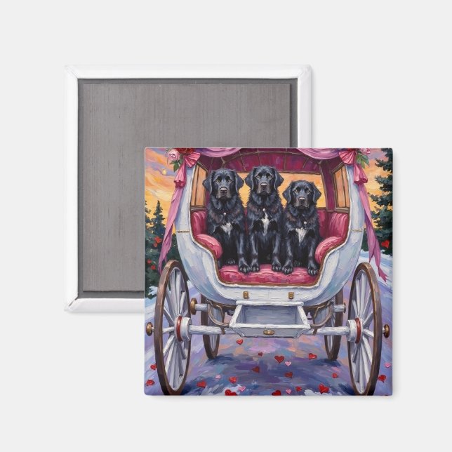 Newfoundland Dog Valentine's Day  Magnet (Front/Back)