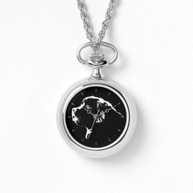 Newfoundland Dog Watch Newfoundland Wrist Watch (Front)