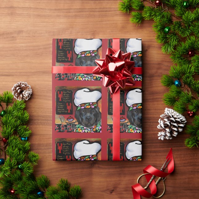 Newfoundland Dog                   Wrapping Paper (Holiday Gift)