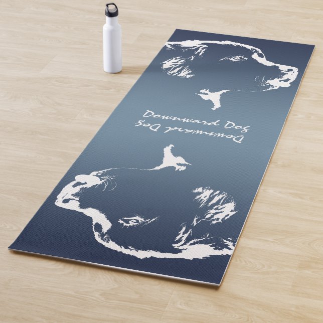 Newfoundland Dog Yoga Mats Puppy Dog Yoga Mat (In Situ)