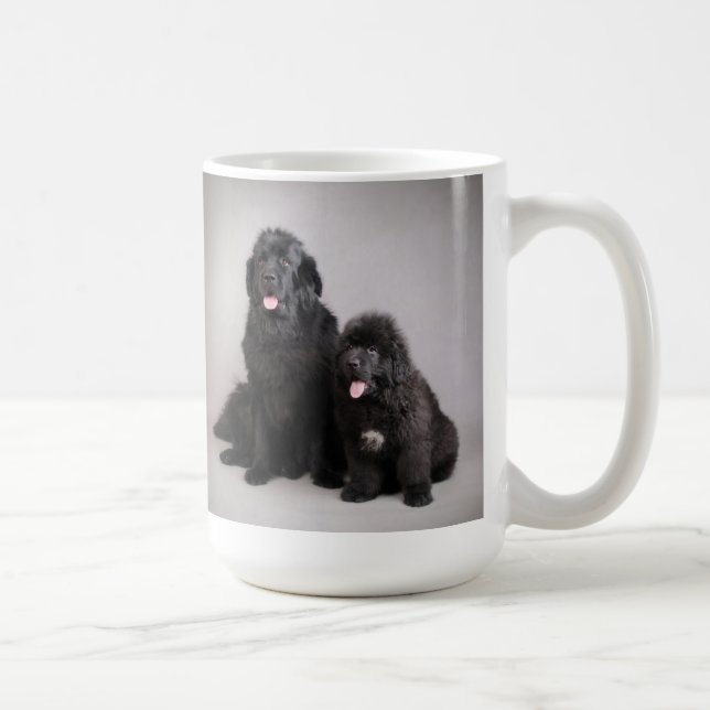 Newfoundland dogs mug (Right)