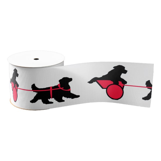 Newfoundland Draught   Dog Ribbon Grosgrain Ribbon (Spool)