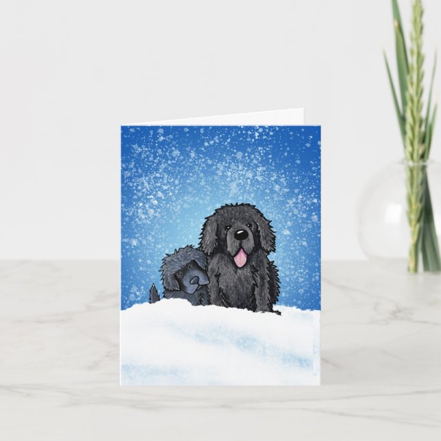 Newfoundland Duo Christmas Card (Front)
