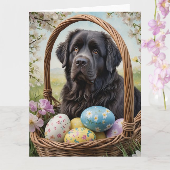Newfoundland Easter Eggs Card (Orchid)
