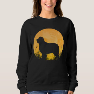 Newfoundland Easy Halloween Outfit Dog Pup Moon Co Sweatshirt