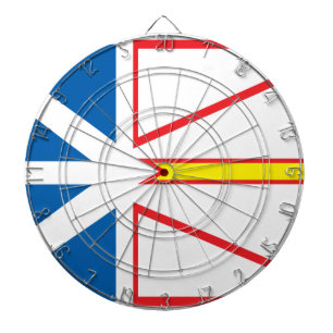 Newfoundland flag dartboard