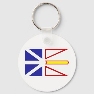 Newfoundland Flag Key Ring