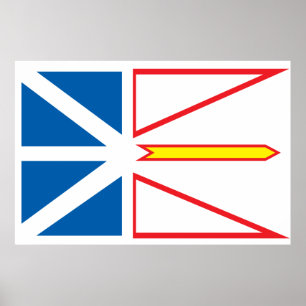 Newfoundland flag poster