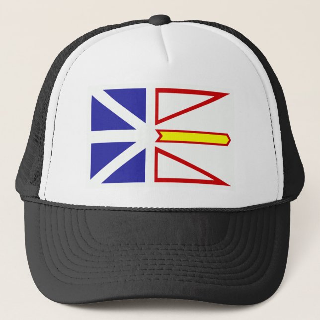 Newfoundland Flag Trucker Hat (Front)