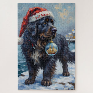 Newfoundland Gentle Christmas Rescue Jigsaw Puzzle