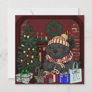 Newfoundland Grandma/Grandpa Holiday Card