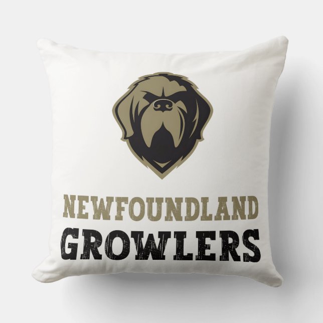  Newfoundland Growlers - The  Newfoundland Growler Cushion (Front)