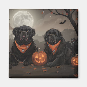 Newfoundland Halloween Spooky Magnet