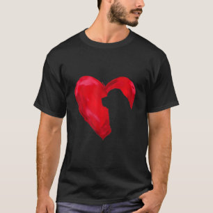 Newfoundland heart  silhouette valentines day gift T-Shirt