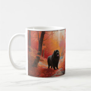Newfoundland in Autumn Leaves Fall Inspire Coffee Mug