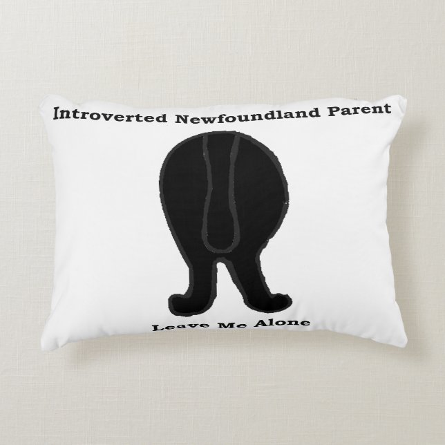 Newfoundland Introverted Parent Decorative Cushion (Front)